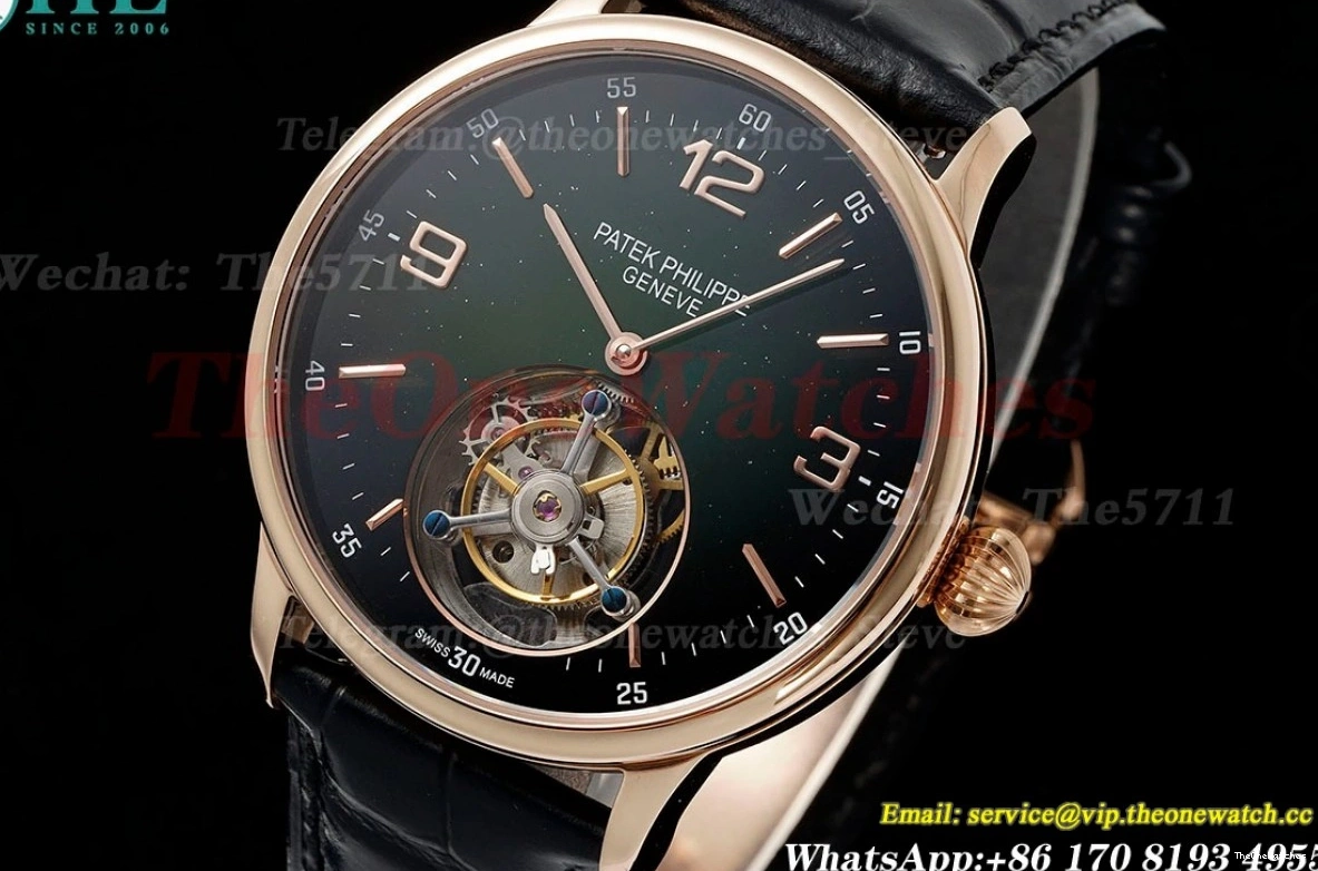 LE RG Complications RMSF Green Dial Tourb 43mm 0329